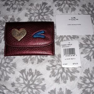 Coach card pouch